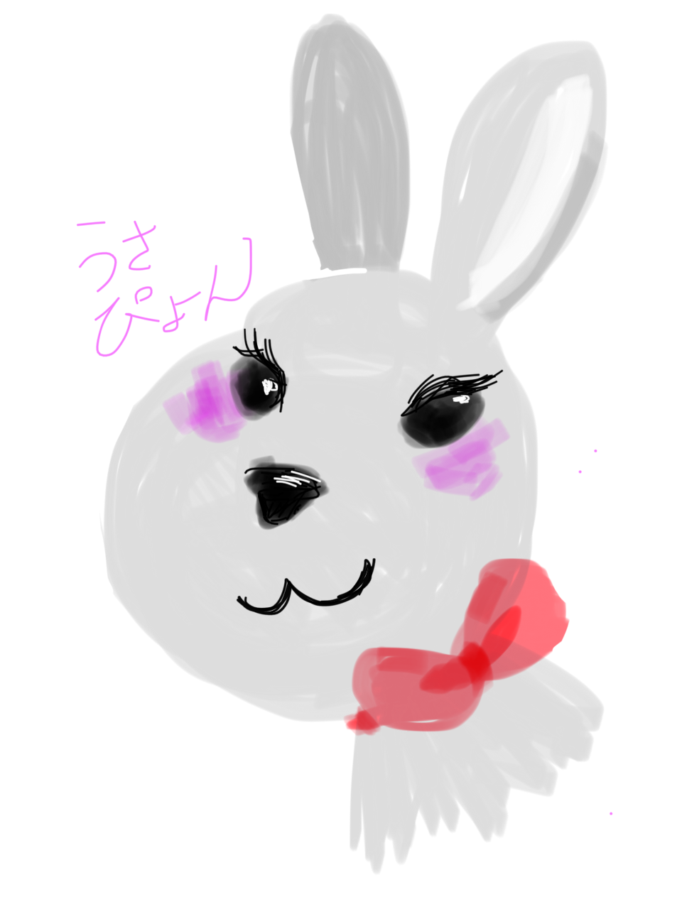 【お絵かき】うさぎの絵を描こう!