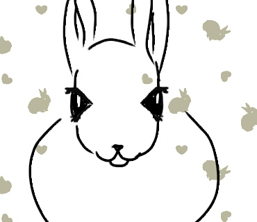 【お絵かき】うさぎの絵を描こう!