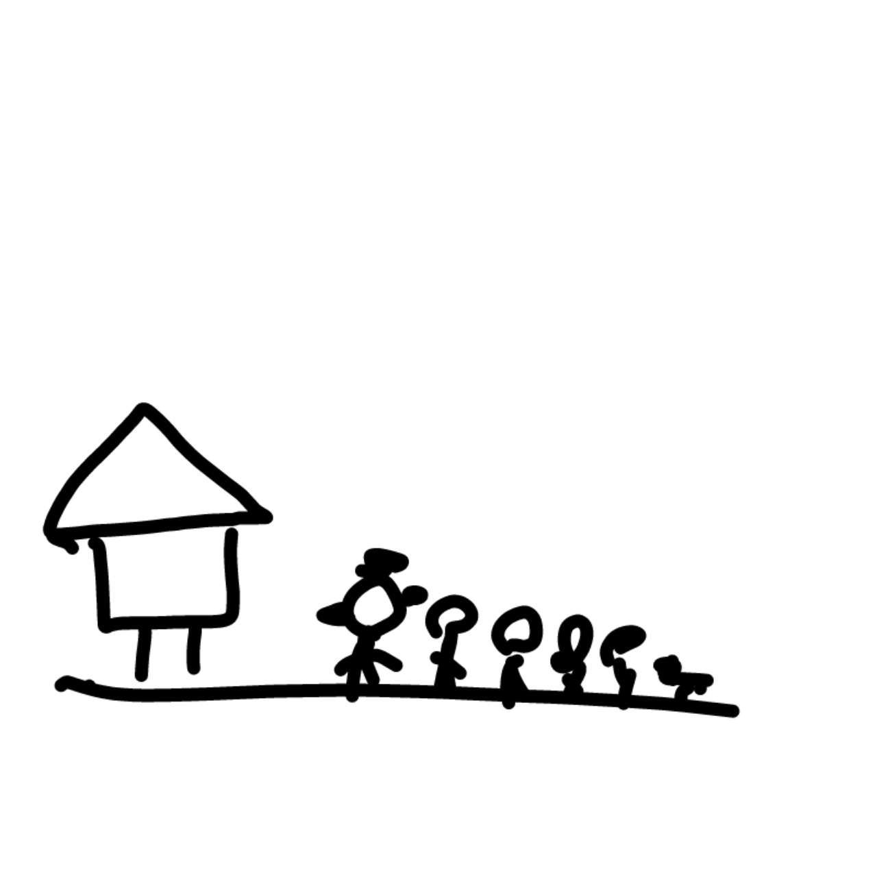 【お絵描き】何も見ないでサザエさんの登場人物を描くトピ