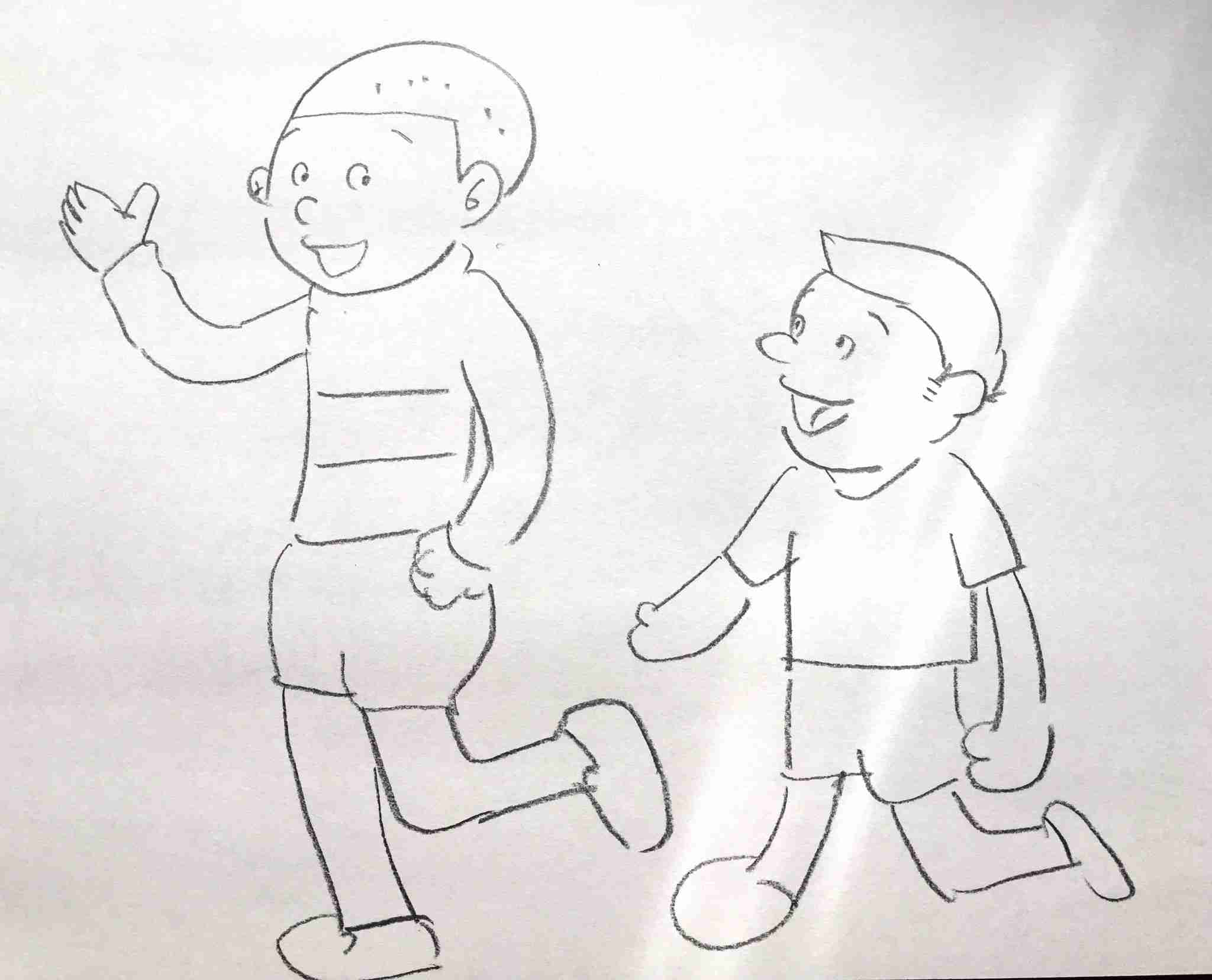 【お絵描き】何も見ないでサザエさんの登場人物を描くトピ