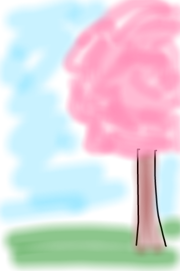 【絵トピ】春らしい絵を描こう