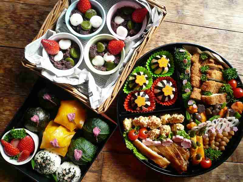 花見に持って行きたい弁当の画像