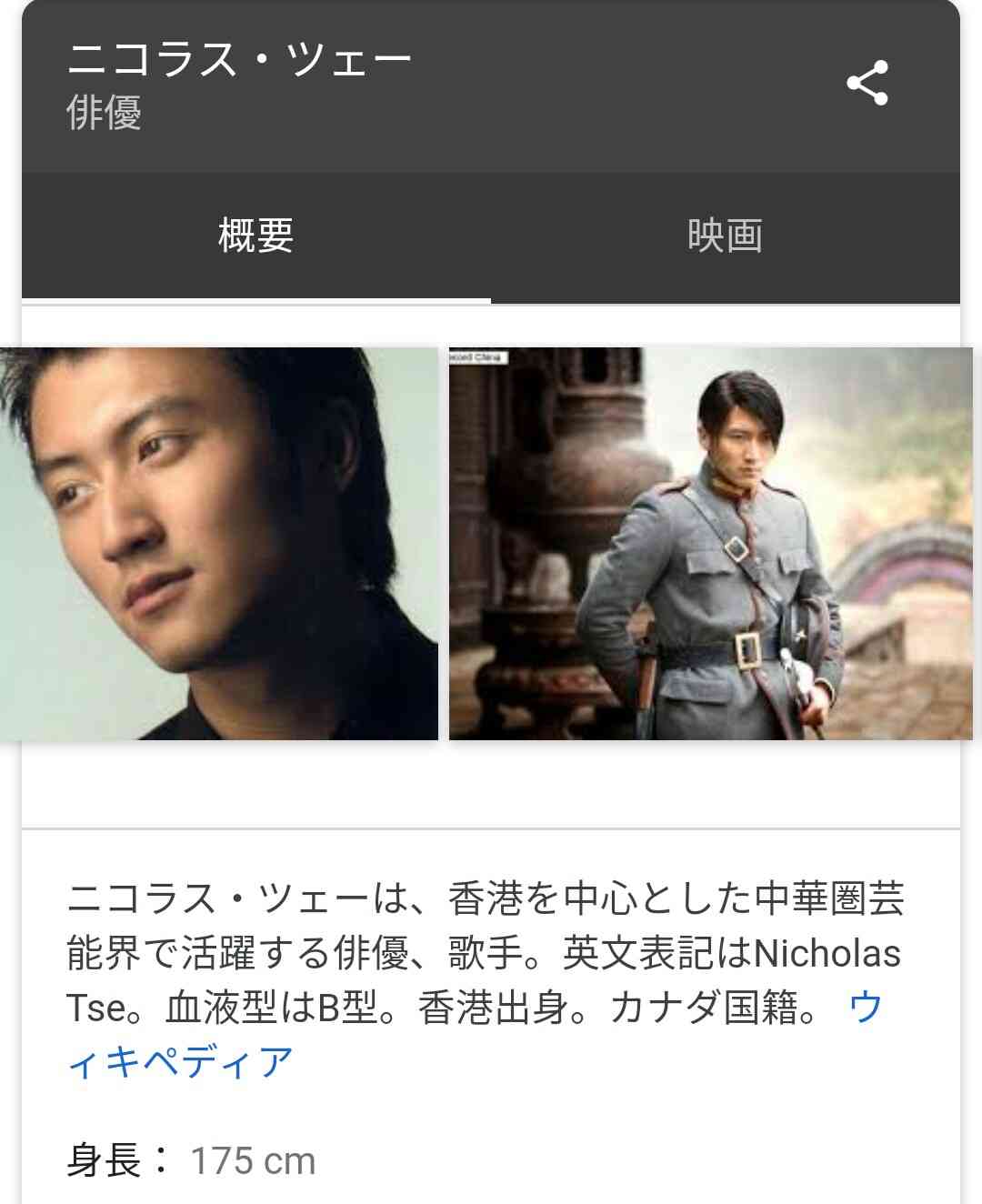 アジア圏の好きな俳優