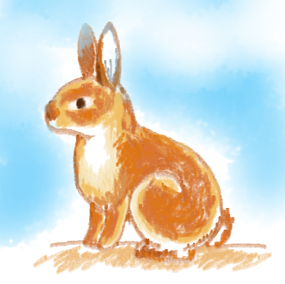 【お絵かき】うさぎの絵を描こう!