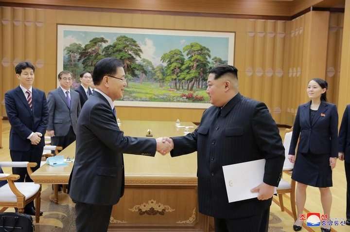 韓国と北朝鮮、4月末に首脳会談　「米と対話用意」表明