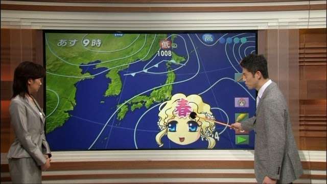 お天気コーナーあるある