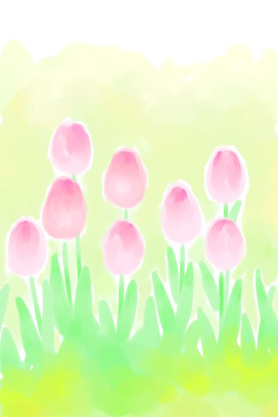 【絵トピ】春らしい絵を描こう