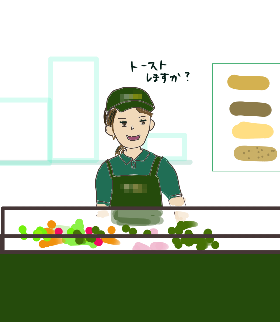 お絵描きトピ、店員さんの制服(ユニフォーム)を描いて当てて貰おう！