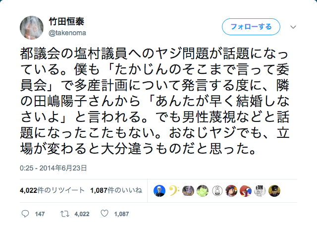 フェミニスト田嶋陽子が「女の腐ったのみたい」　安倍首相批判の発言にネット反発