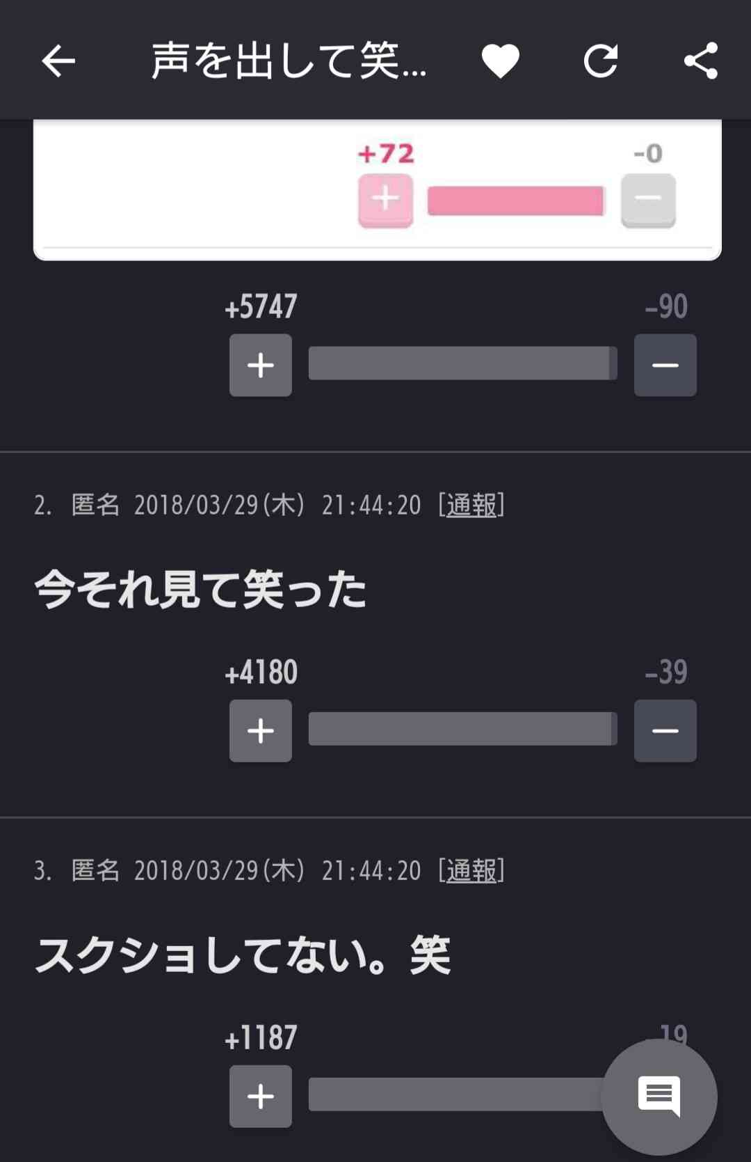 一番＋数の多いコメを貼った人が優勝