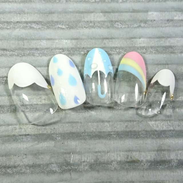 真似したいセルフネイル画像