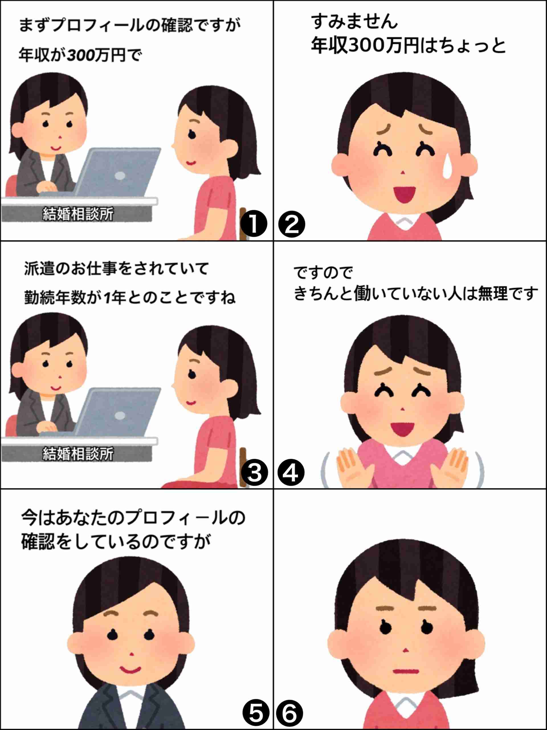 結婚相手ではなく彼女を探しに婚活の場に来ている男性