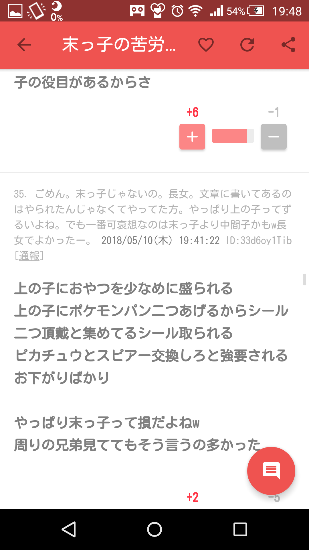 末っ子の苦労を語ろう！