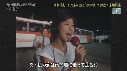松田聖子さんの好きな曲！