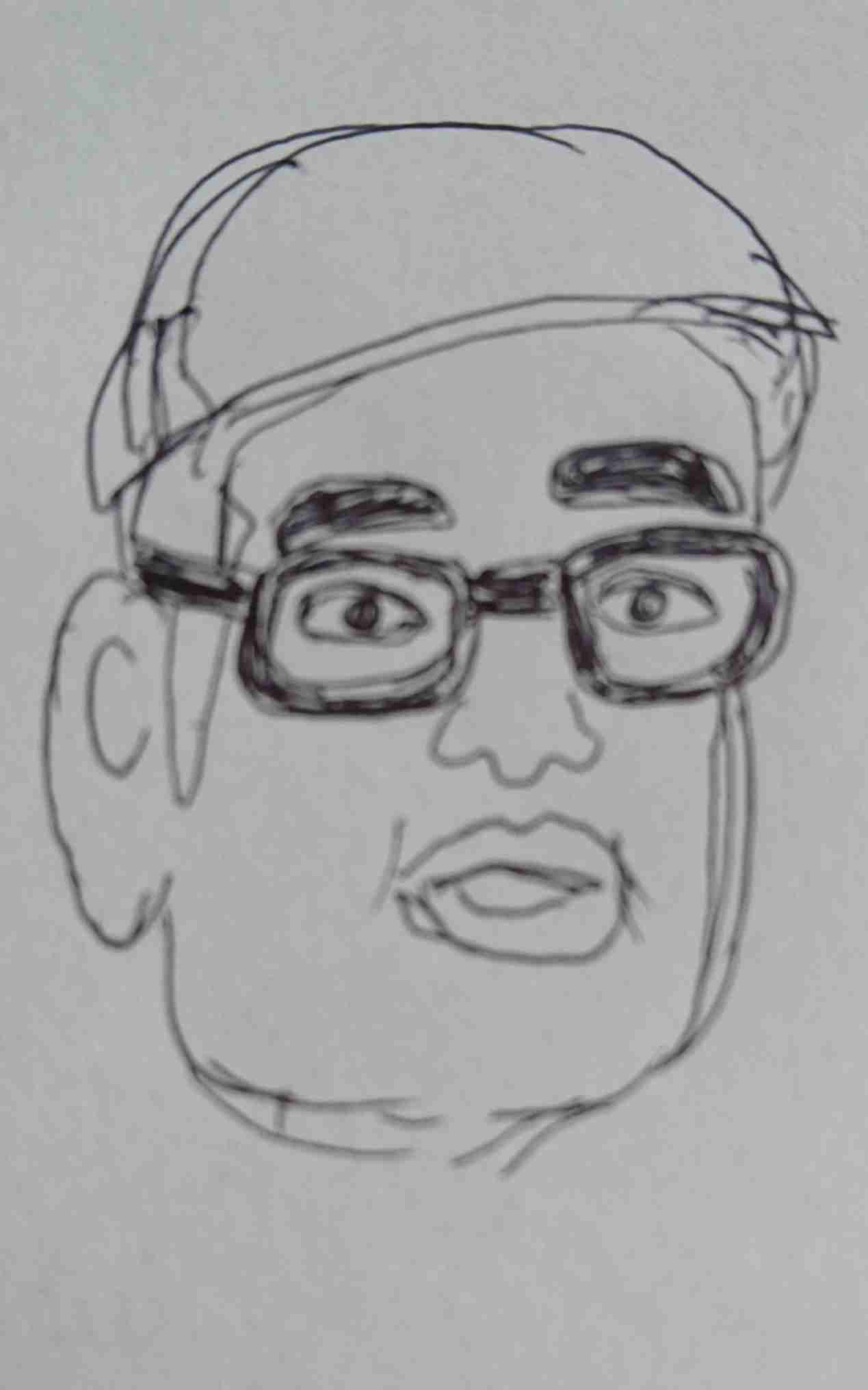 芸能人の似顔絵を描いて誰かを当ててもらうトピ