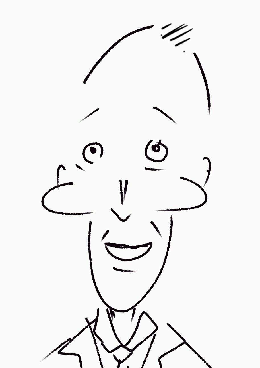 芸能人の似顔絵を描いて誰かを当ててもらうトピ