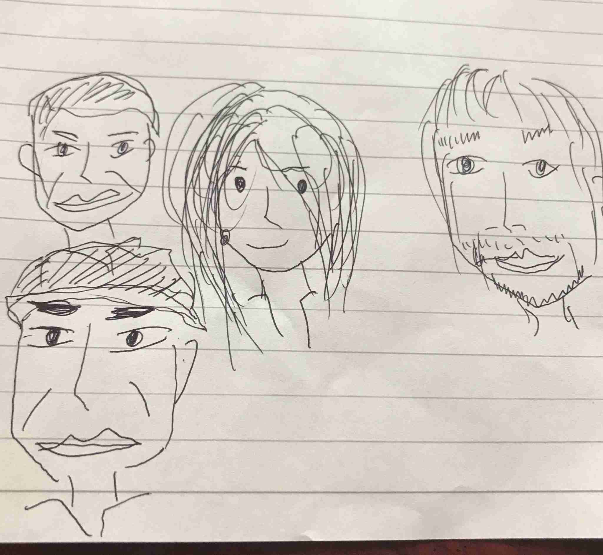 芸能人の似顔絵を描いて誰かを当ててもらうトピ