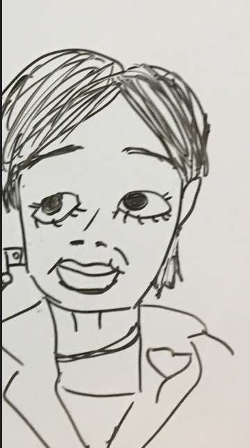 芸能人の似顔絵を描いて誰かを当ててもらうトピ