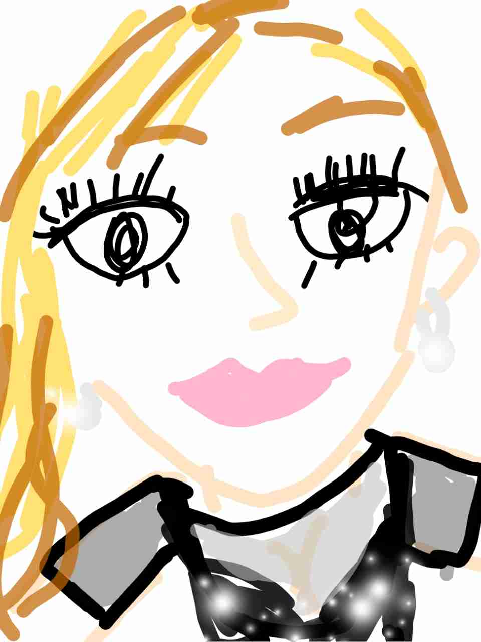 芸能人の似顔絵を描いて誰かを当ててもらうトピ