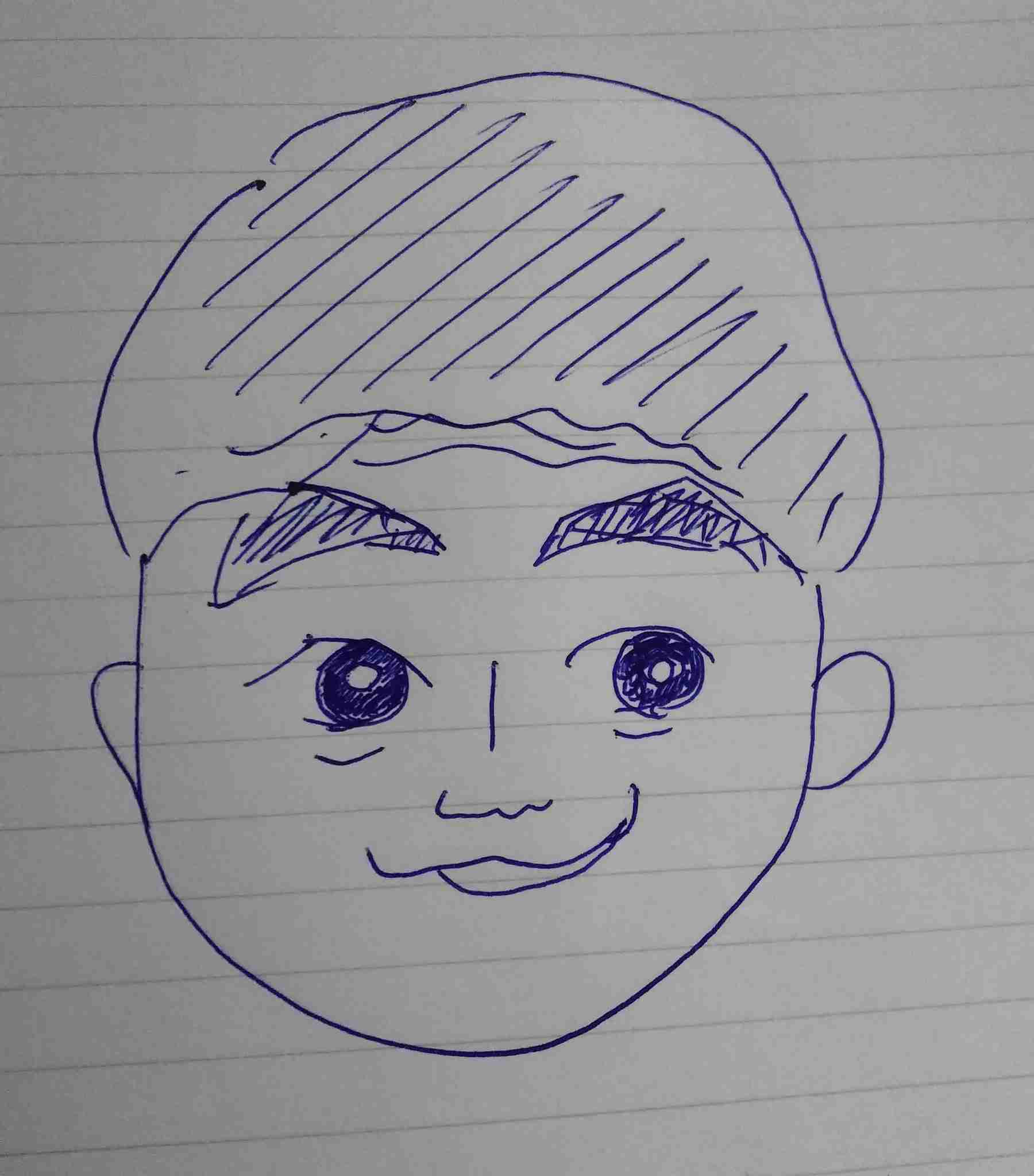 芸能人の似顔絵を描いて誰かを当ててもらうトピ