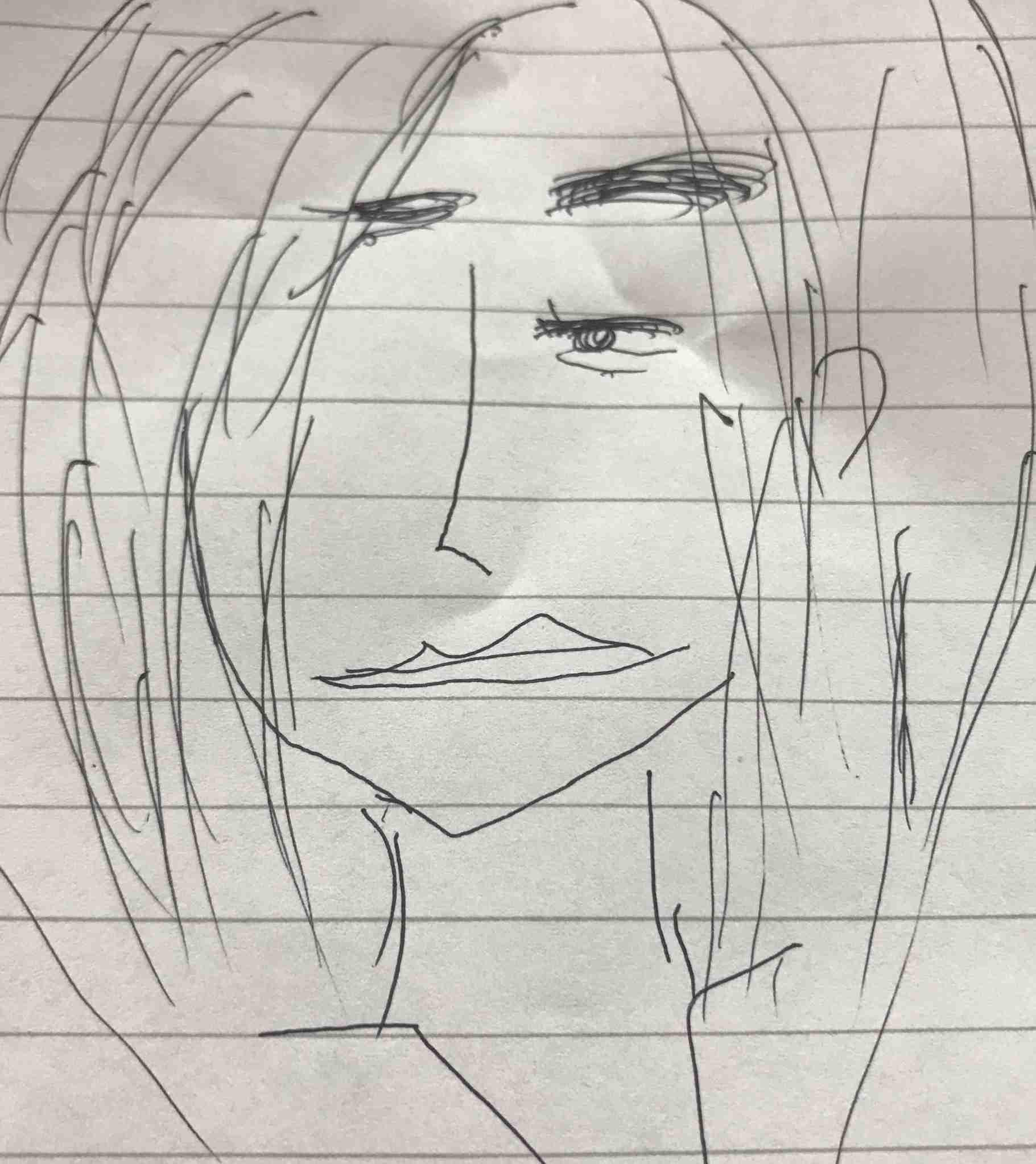 芸能人の似顔絵を描いて誰かを当ててもらうトピ