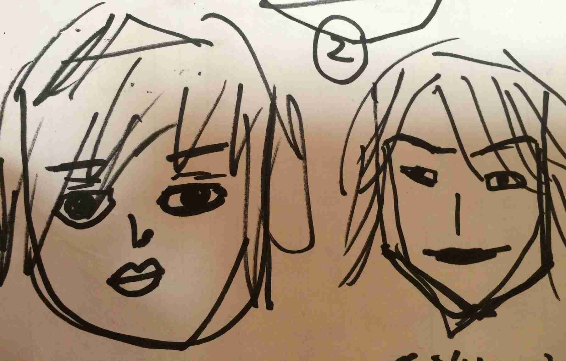 芸能人の似顔絵を描いて誰かを当ててもらうトピ