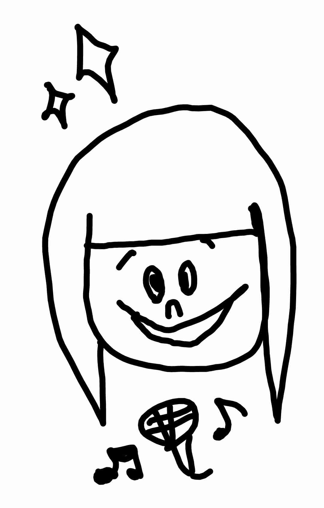 芸能人の似顔絵を描いて誰かを当ててもらうトピ