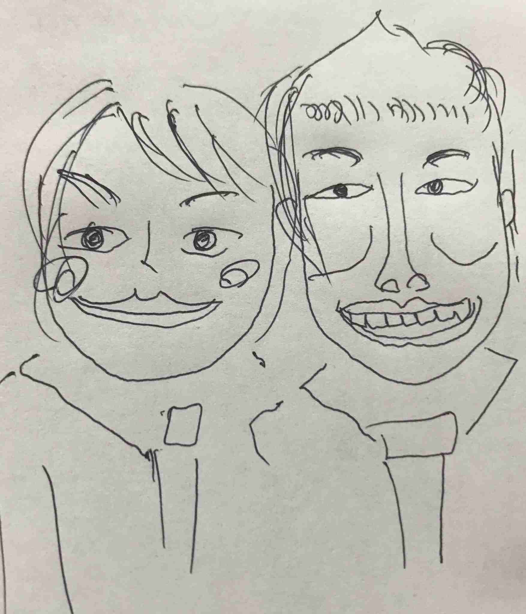 芸能人の似顔絵を描いて誰かを当ててもらうトピ