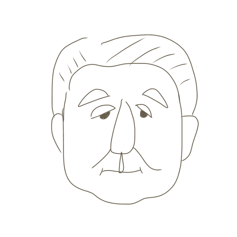 芸能人の似顔絵を描いて誰かを当ててもらうトピ