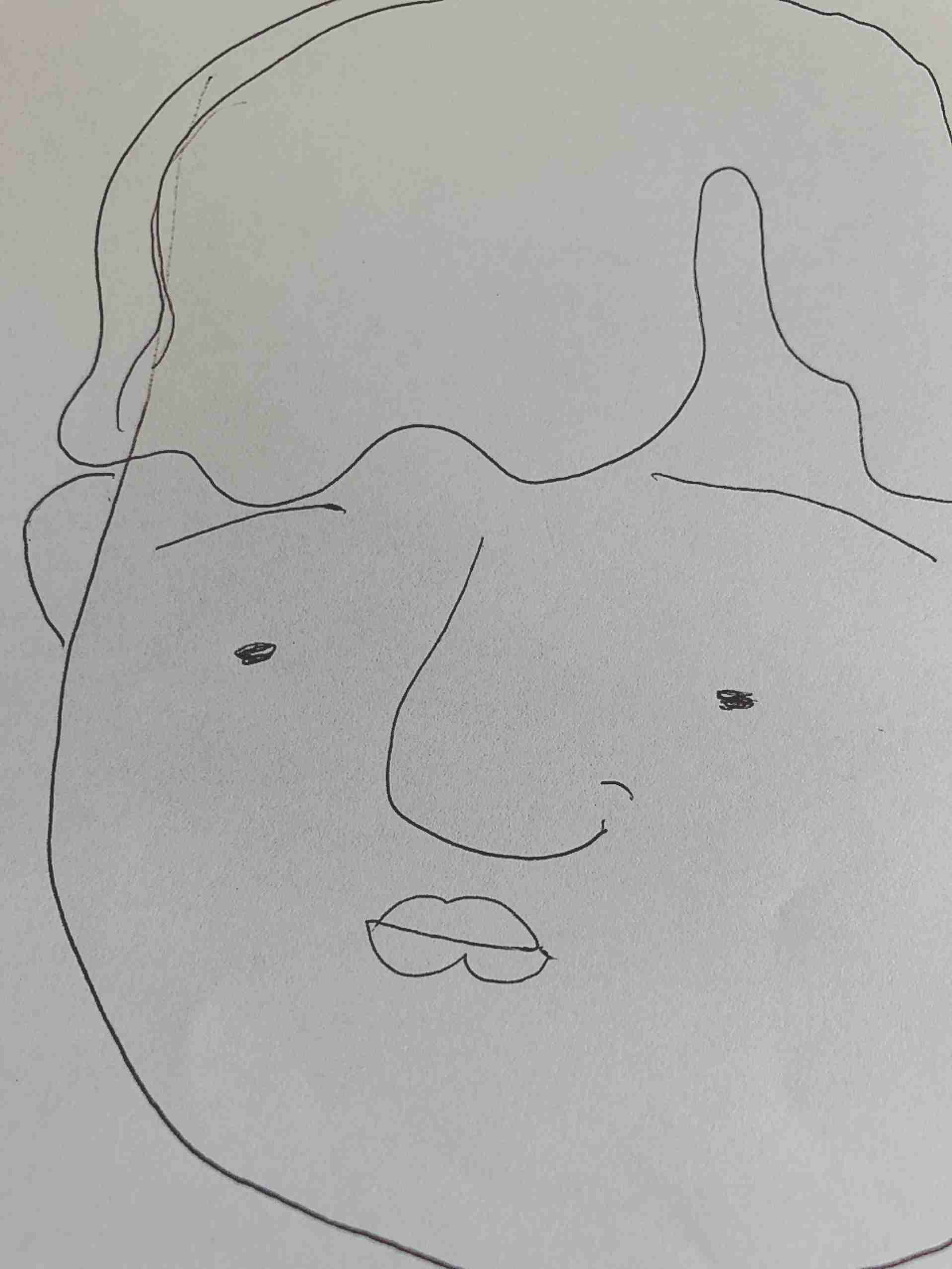 芸能人の似顔絵を描いて誰かを当ててもらうトピ