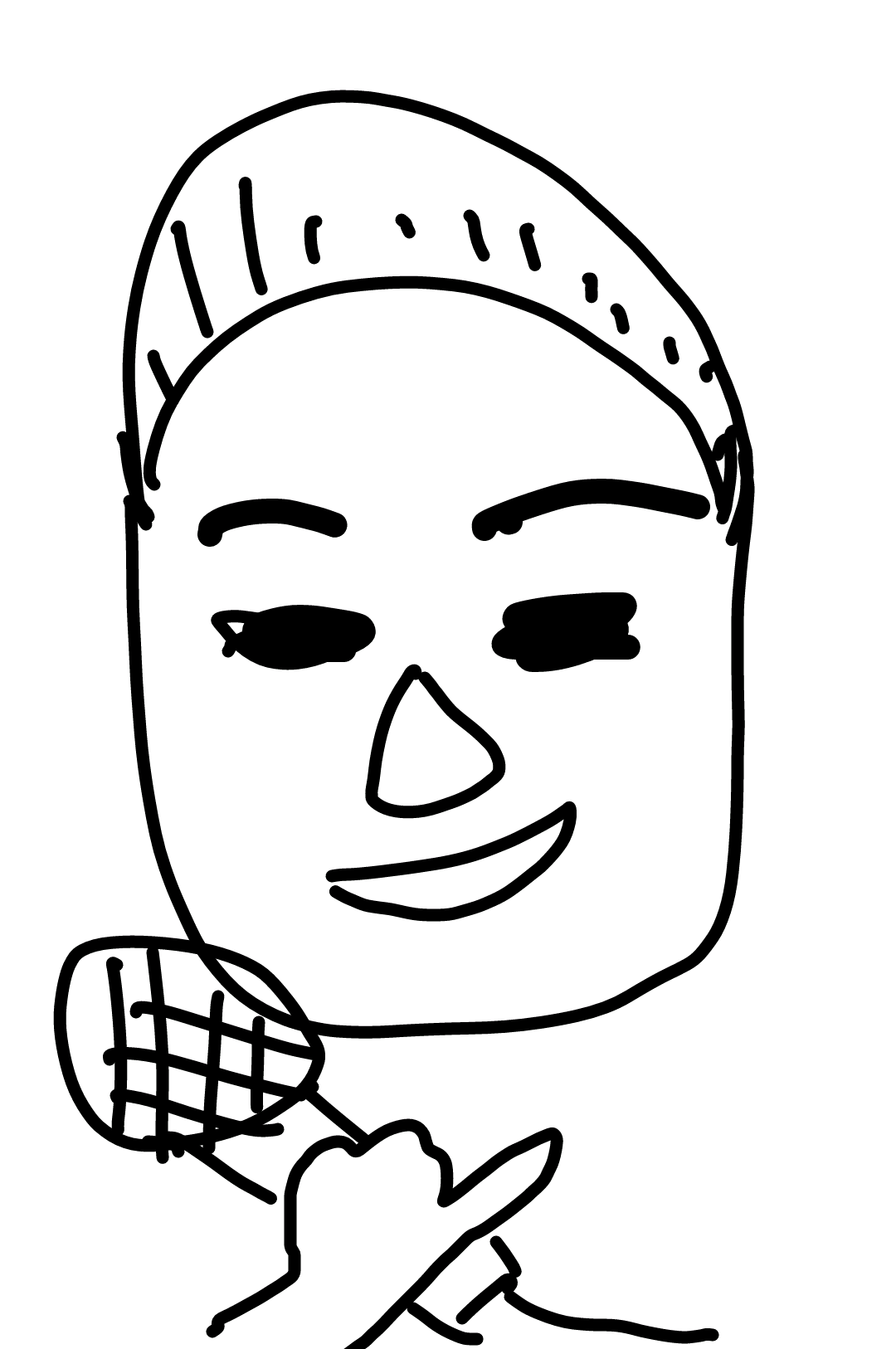 芸能人の似顔絵を描いて誰かを当ててもらうトピ