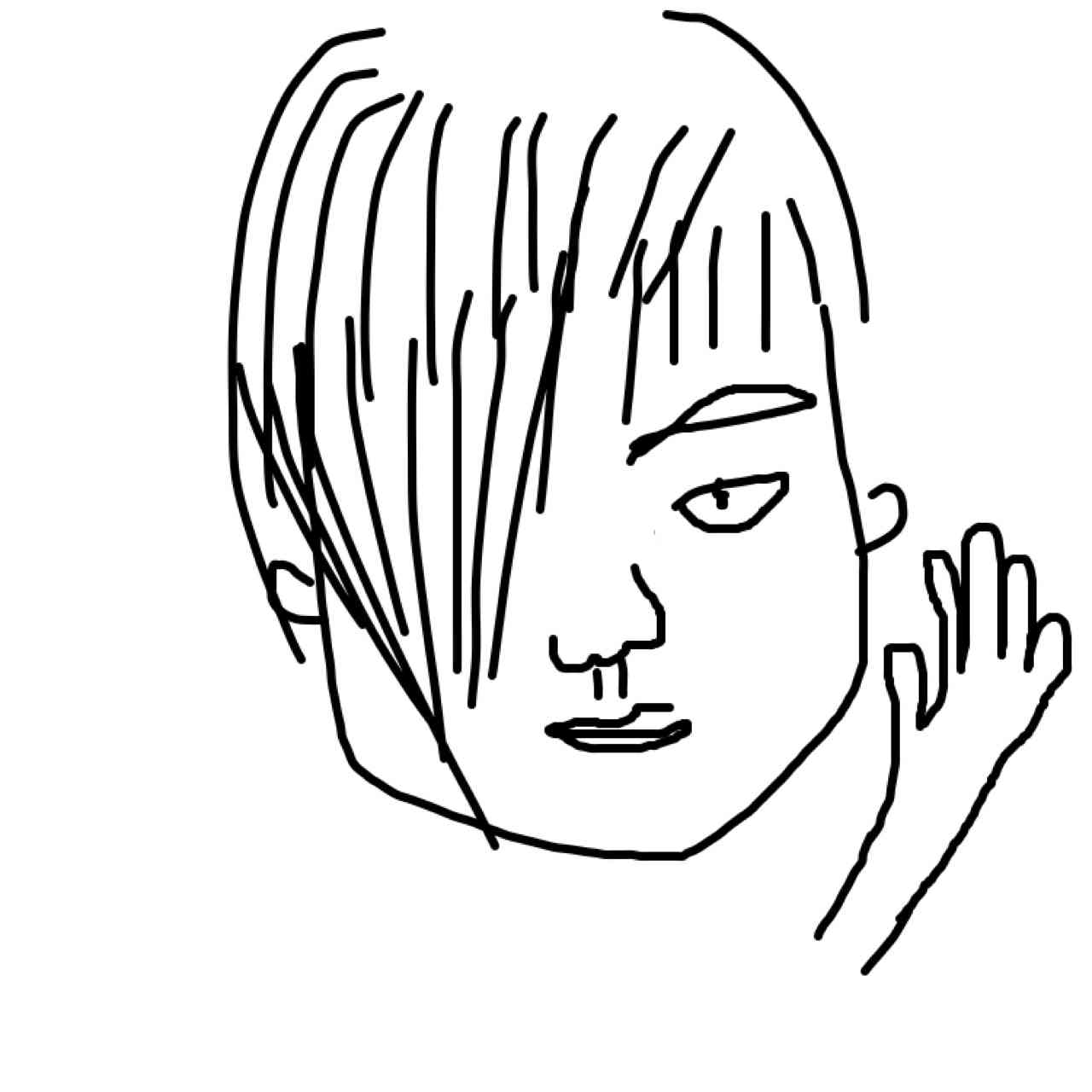 芸能人の似顔絵を描いて誰かを当ててもらうトピ