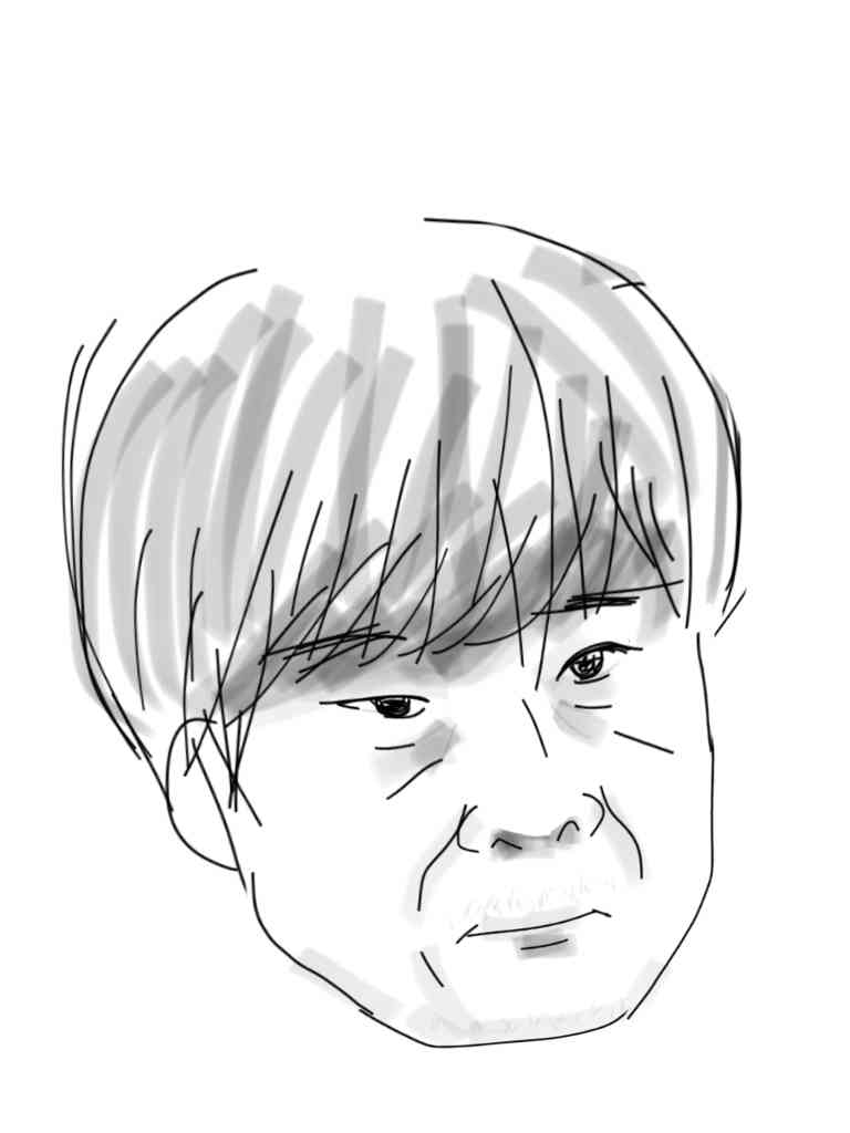芸能人の似顔絵を描いて誰かを当ててもらうトピ
