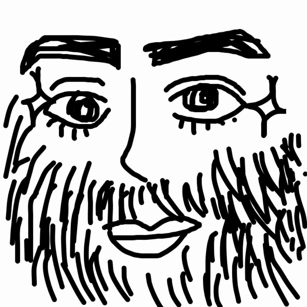 芸能人の似顔絵を描いて誰かを当ててもらうトピ