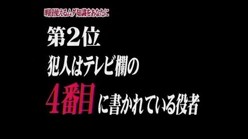 2時間サスペンス好きな人