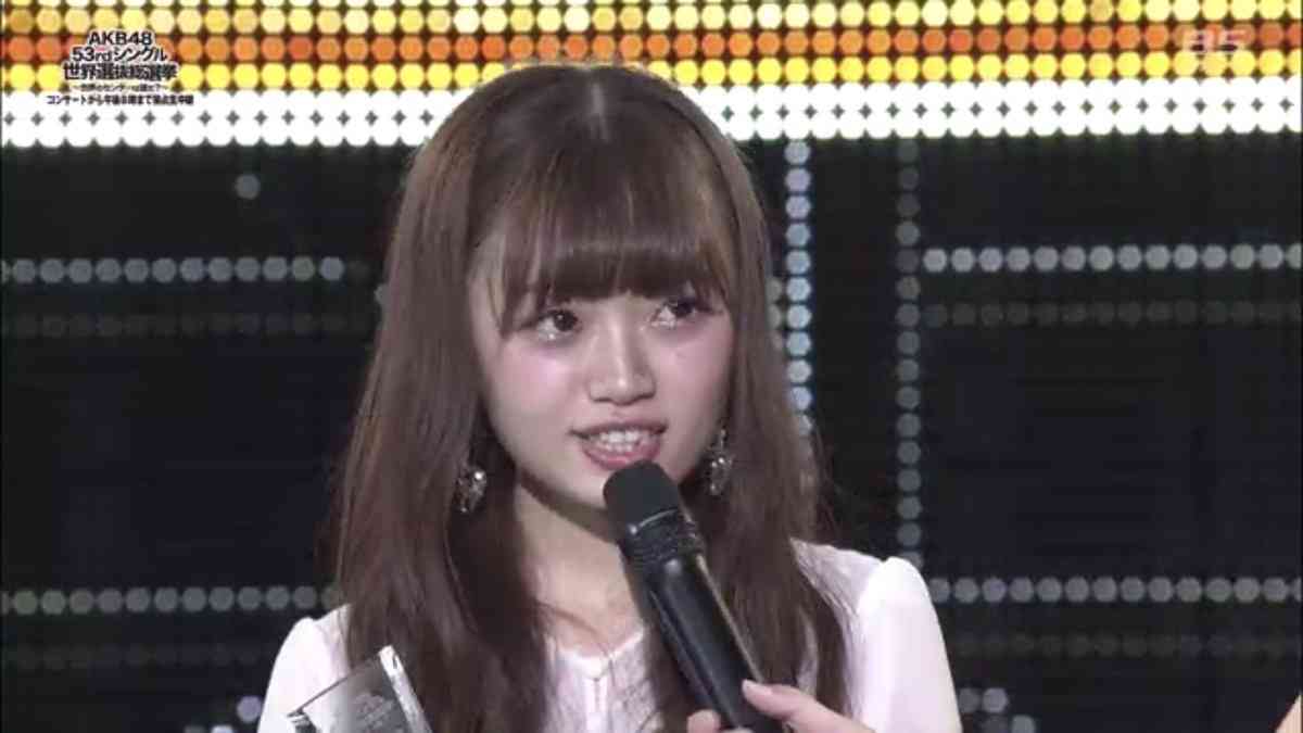 NGT48中井りか37位　スピーチで“スキャンダル宣言”文春砲受けたと告白