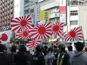 日本サポーターの旭日旗での応援、韓国の教授がFIFAに懲戒を要求