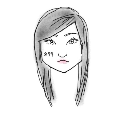 【お絵かき】ある程度自分の顔の特徴をあげると誰かが描いてくれるかもしれないトピ