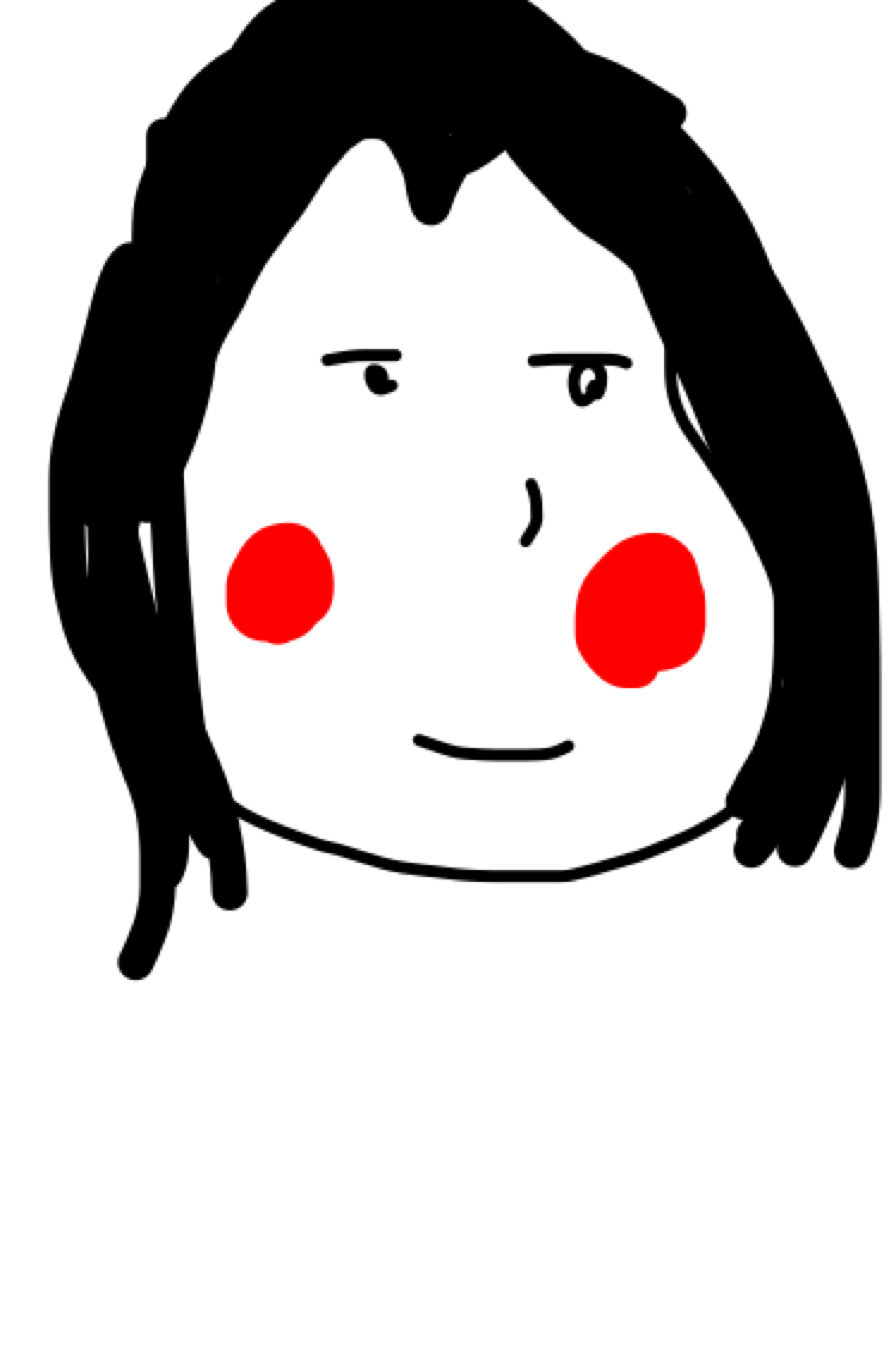 【お絵かき】ある程度自分の顔の特徴をあげると誰かが描いてくれるかもしれないトピ