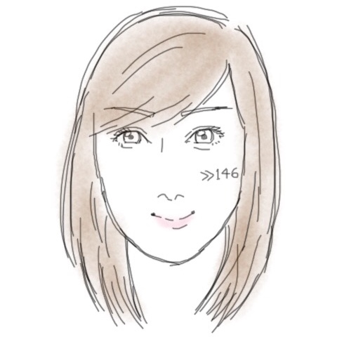 【お絵かき】ある程度自分の顔の特徴をあげると誰かが描いてくれるかもしれないトピ