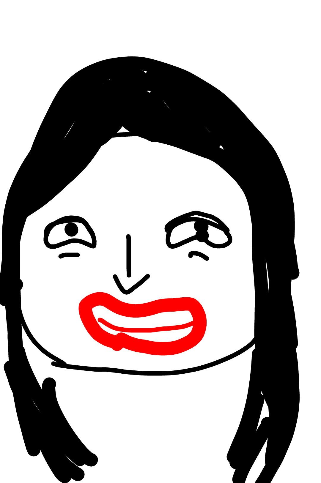 【お絵かき】ある程度自分の顔の特徴をあげると誰かが描いてくれるかもしれないトピ