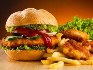 ジャンキーな食べ物を貼ろう