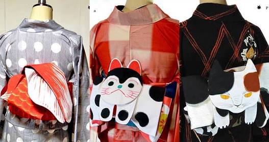 色んな帯の模様