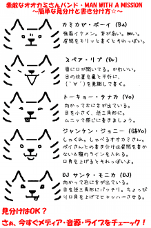 MAN WITH A MISSIONを見分ける練習をするトピ　part2