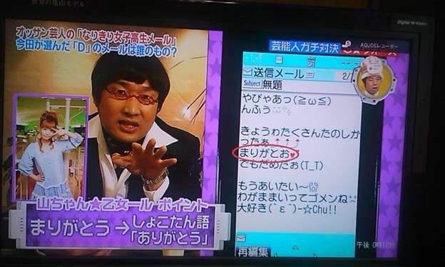 無闇にメールにハートマークをつける人！