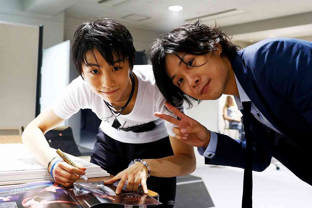 羽生結弦、サーシャ君との“天使すぎる1枚”が2万超反響　「破壊的可愛さ」の声も