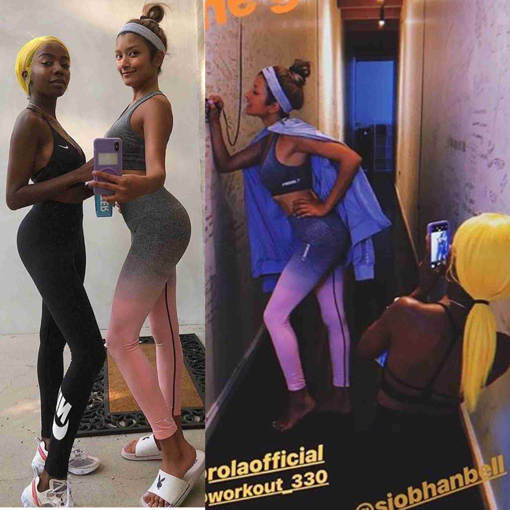 ローラ、イケメン外国人モデルと3ショット