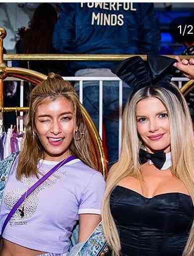ローラ、イケメン外国人モデルと3ショット