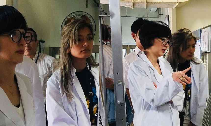 ローラ、イケメン外国人モデルと3ショット