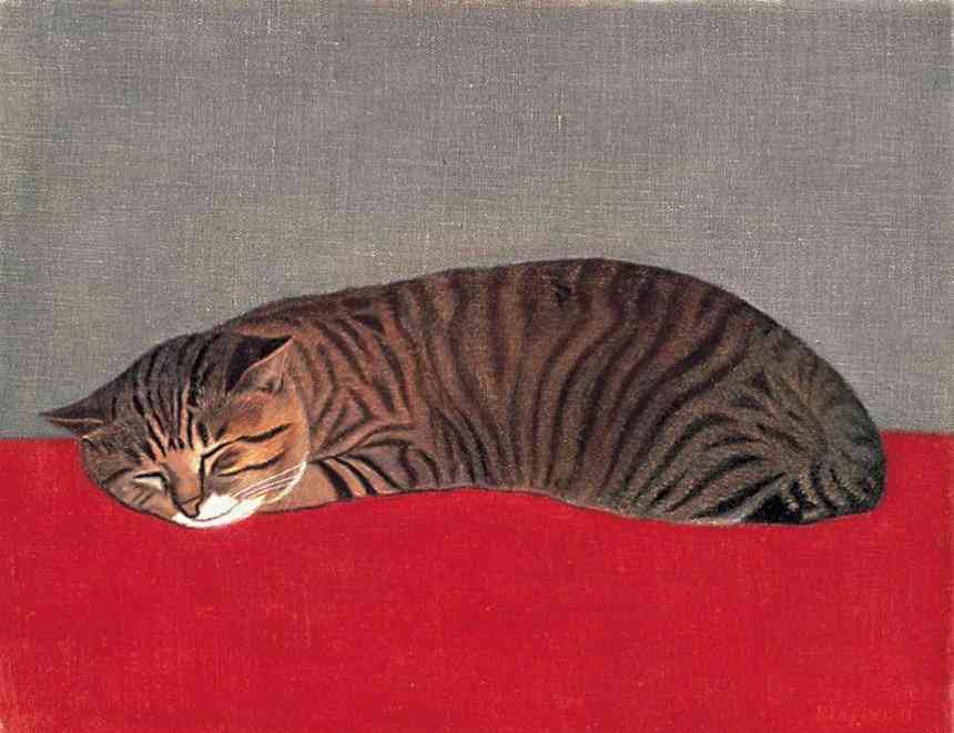 猫の絵を貼るトピ